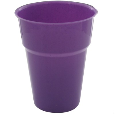 Purple Plastic Cups - 285ml Pk25 