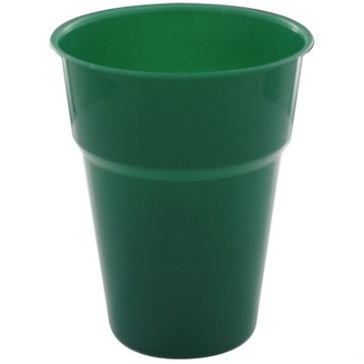 Hunter Green Plastic Cups 285ml Pk25 