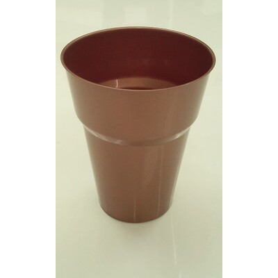Bronze / Rose Gold 285ml Plastic Cups Pk 25 