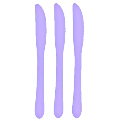 Reusable Lavender Plastic Knives 19cm (Pk 25)