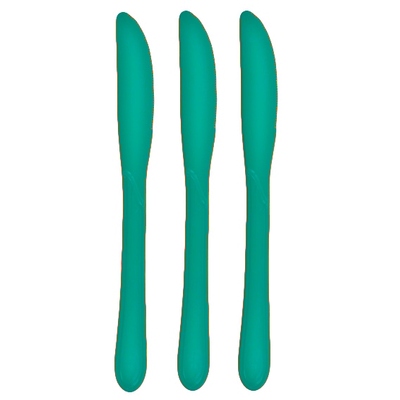 Reusable Green Plastic Knives 19cm (Pk 25)