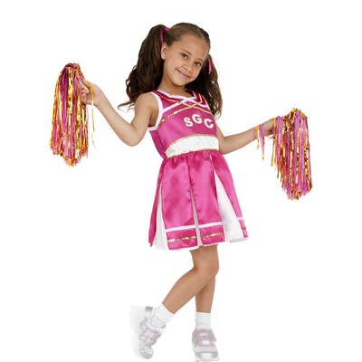 Child Cheerleader Costume - Large 10-12 Yrs