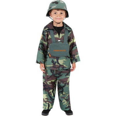 Army Boy Child Costume (Large, 10-12 Years) Pk 1 