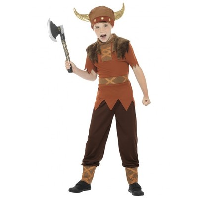 Child Viking Costume - Medium 7-9 Yrs 