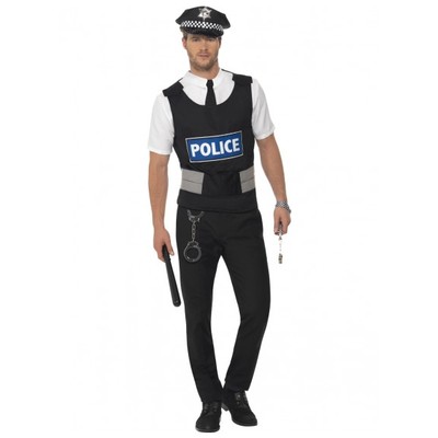 Adult Instant Policeman Costume Kit (Medium) Pk 1