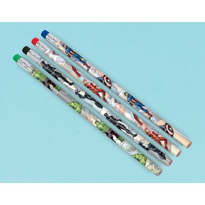 Avengers Pencils Party Favours Pk 8