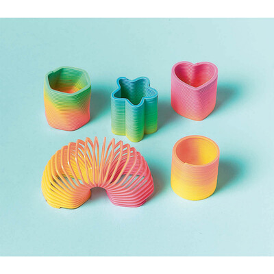 Assorted Shape & Colour Spring Party Favours Pk 12