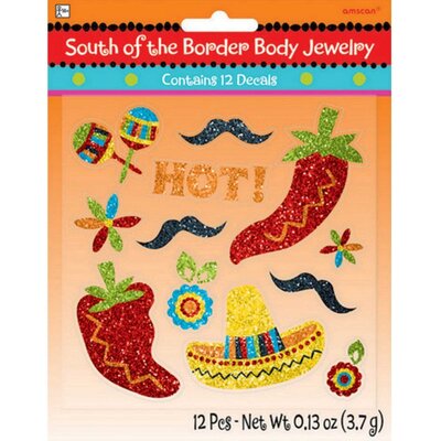 South of The Border Mexican Body Jewellery (Pk 12)