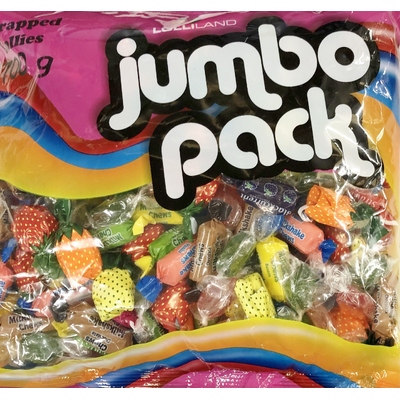 Wrapped Fruit Lollies Jumbo Pack (700g)
