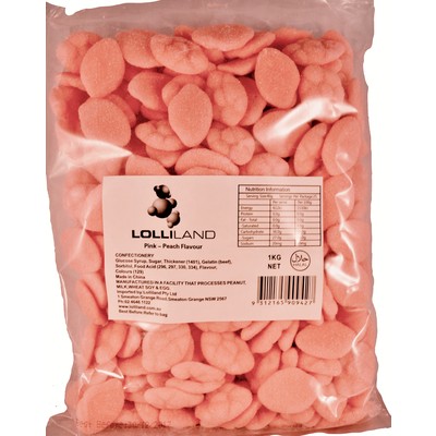 Peach Flavour Pink Clouds (1kg)
