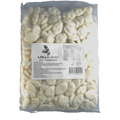 Pineapple Flavour White Clouds (1kg)