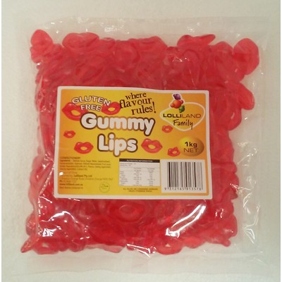Gummi Lips Lollies (1kg)