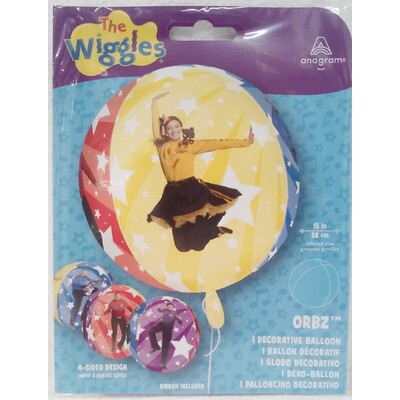 The Wiggles Orbz Balloon (38cm x 40cm) Pk 1 (1 BALLOON ONLY)
