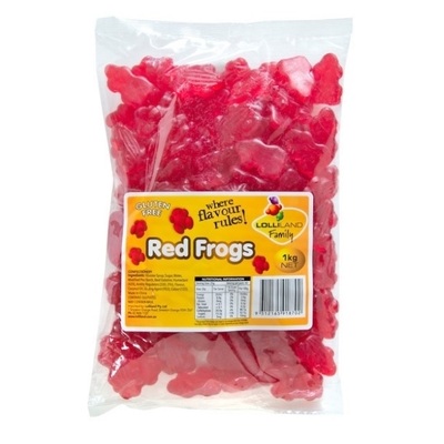 Red Frogs Lollies 1kg
