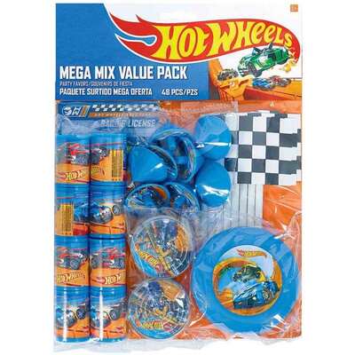 Hot Wheels Party Favours Mega Mix Value Pack (48 Pk)