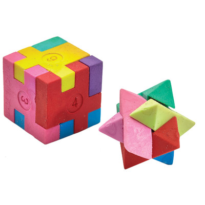 Puzzle Cube Eraser Party Favours Pk 12