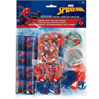 Spiderman Party Favours Value Pack Pk 48