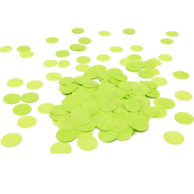 Lime Green Decorative Paper Confetti Scatters 15g
