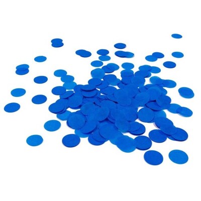 Royal True Blue Paper Confetti Circles 15g | 2.5cm Biodegradable Balloon & Table Confetti
