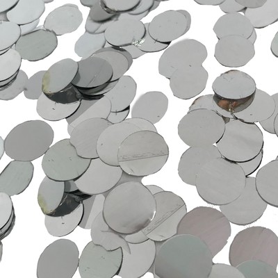 Metallic Silver Mini Foil Confetti Scatters (20g) Pk 1