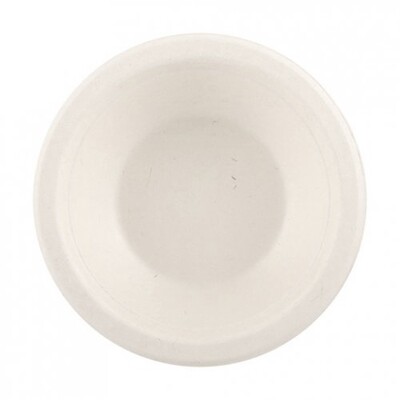 Sugar Cane White Eco Bowl (16cm) Pk 50