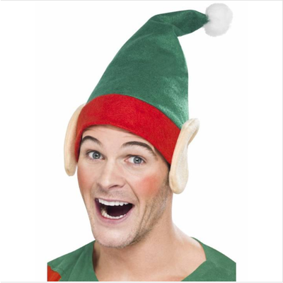 Christmas Little Helper Elf Hat with Ears Pk 1