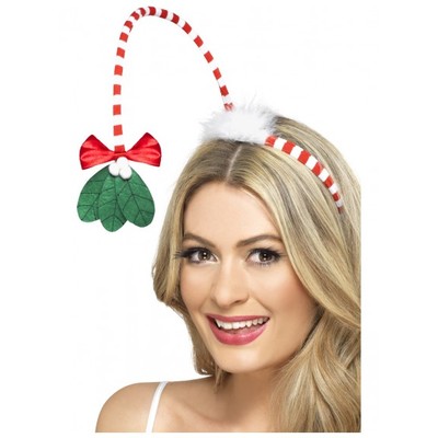 Christmas Mistletoe Kisses Headband Pk 1