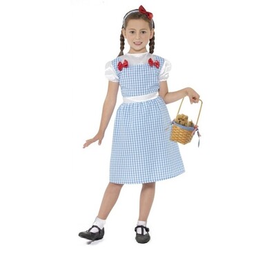 Child Country Girl Costume - Medium 7-9 Yrs