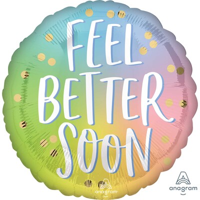 Feel Better Soon Foil Balloon (17in-43cm) Pk 1