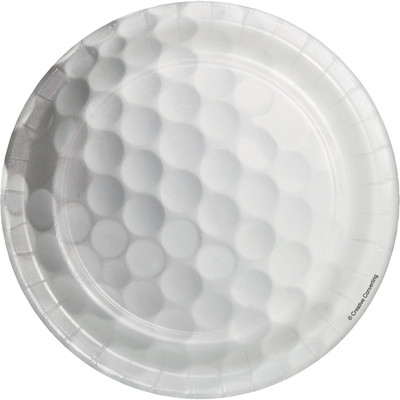 Golf Themed 7in. Paper Plates Pk 8