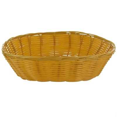 Oval Plastic Party Bread Basket - 24cm Pk1 