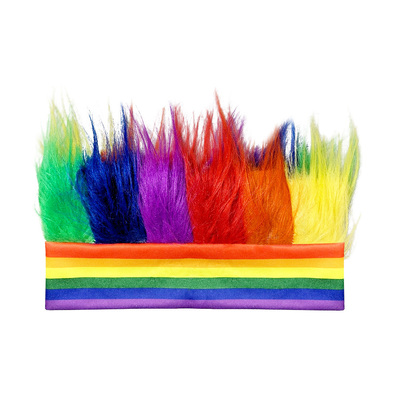 Rainbow Fluffy Headband