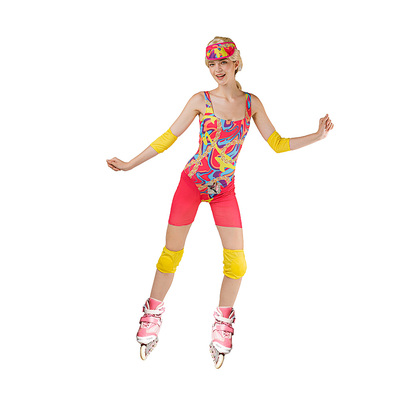 Adult Cute Roller Skater Girl Costume (Medium)