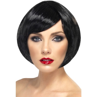 Babe Short Black Bob Wig Pk 1