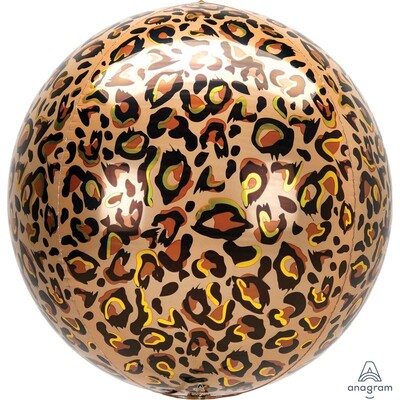 Leopard Print Orbz Balloon (38cm x 40cm) Pk 1