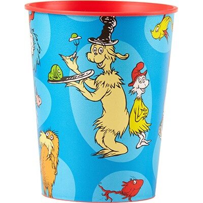 Dr Seuss Plastic Favour Cup 16oz 473ml (Pk 1)