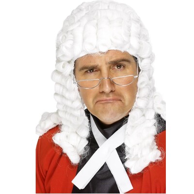 White Judge Wig