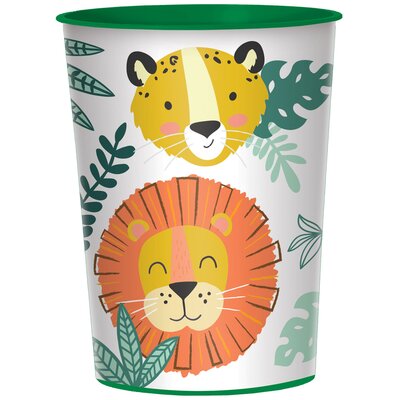 Get Wild Jungle Animals Plastic Favour Cup 16oz 473ml