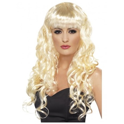 Blonde Curly Siren Long Wig Pk 1