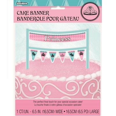 Fairytale Princess Cake Banner Decoration (16.5cm) Pk 1