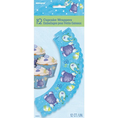 It's a Boy Clothes line Cupcake Wrappers Pk12 