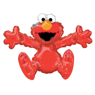 Air Fill Elmo Sesame Street Supershape Foil Balloon 45x66cm