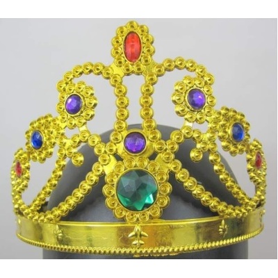 Queen Gold Crown with Jewels Pk 1