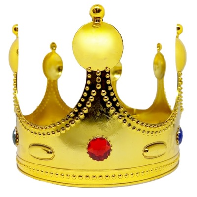 King Gold Crown with Jewels Pk 1