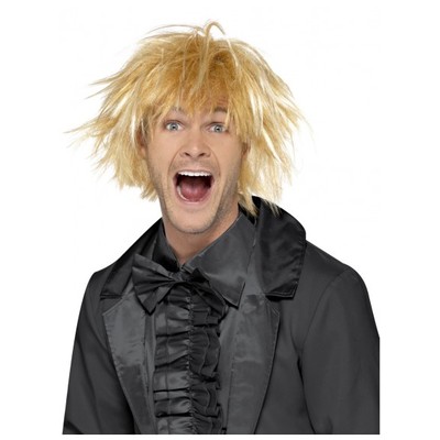 Two Tone Blonde 90's Messy Surfer Guy Wig Pk 1