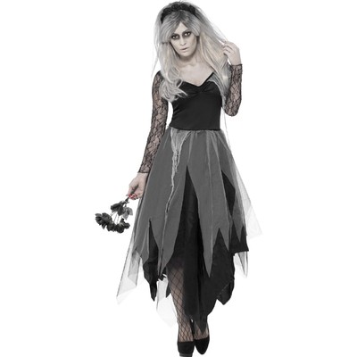 Halloween Graveyard Bride Adult Costume (X Large, 20-22) Pk 1