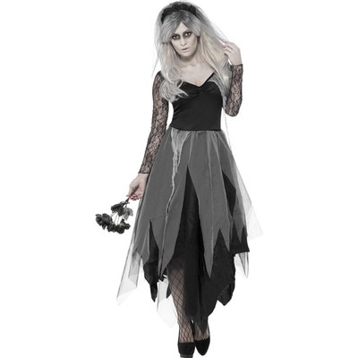 Halloween Graveyard Bride Adult Costume (XX Large, 24-26) Pk 1