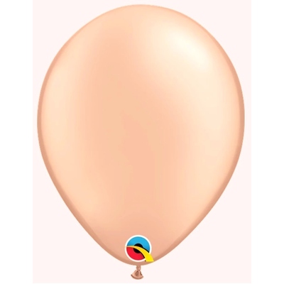 Metallic Pearl Peach Latex Balloons (11in. /30cm) Pk 100