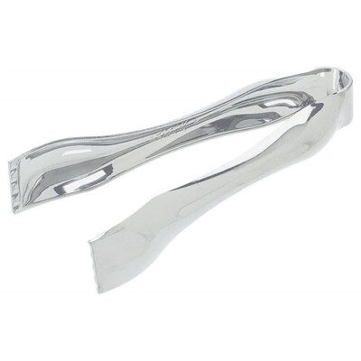 Small Silver Plastic Lolly Bar Tongs (16cm) Pk 3