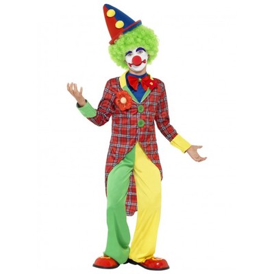 Clown Child Costume (Small, 4-6 Years) Pk 1